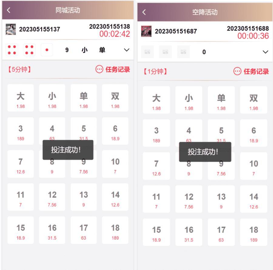 图片[2]-【商业源码】VUE源代码视频同城空降任务系统源码视频投注任务平台/开源/运营版/带彩票-赛迪源码网