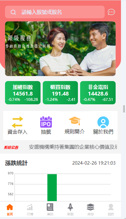 【商业源码】安盛股票申购配资源码/台湾股票系统/申购折扣交易系统/前端uniapp纯源码+后端PHP-赛迪源码网