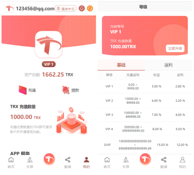 图片[3]-【商业源码】Dapp/uniapp版多语言TRX系统/TRX理财系统/虚拟币挖矿、可以二次开发打包-赛迪源码网