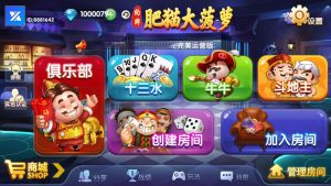 肥猫大菠萝福禄寿完整版棋牌+全套数据+房卡合集版本+可运营版本-赛迪源码网