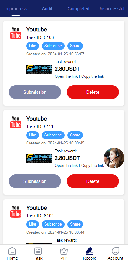 图片[3]-【商业源码】海外YouTube/tiktok任务接单返利系统,自动抢单平台源码,刷单系统搭建-赛迪源码网