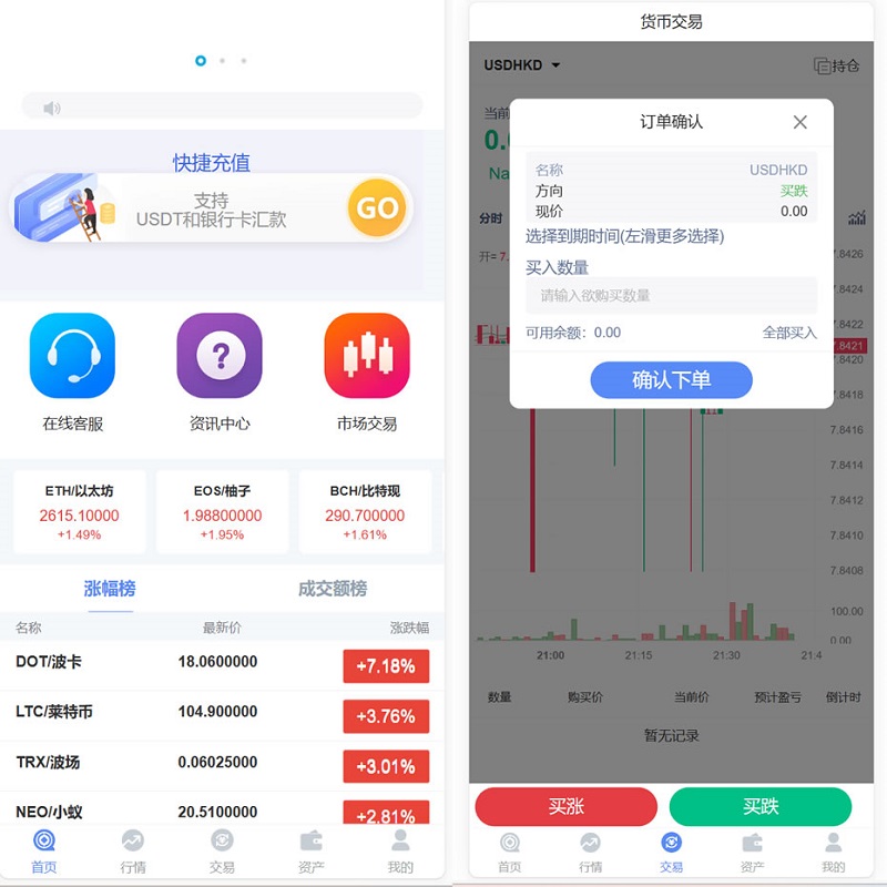 【商业源码】全新框架BTC虚拟币微盘系统源码,微交易源码,比特币交易系统源码-赛迪源码网