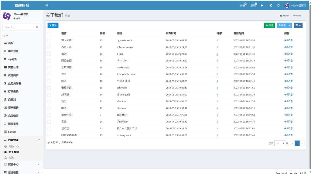 图片[5]-【商业源码】98Coin区块链交易所源码/PHP多语言交易所源码/合约交易源码 赢单收益比例代理-赛迪源码网