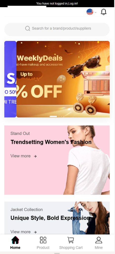 图片[3]-全开源TikTok跨境商城源码+手机H5端+手机商家H5端+TikTok内嵌商城+搭建教程+前端uniapp+后端；  多语言跨境电商外贸商城 TikTok内嵌商城，商家入驻+一键铺货+一键提货；  海外版抖音TikTok商城系统源码，TikToK内嵌商城，跨境商城系统源码；  接在tiktok里面的商城，tiktok内嵌，也可单独分开出来当独立站运行；  二十一种语言，可以做很多国家的市场，支持商家入驻，多店铺等等...  全开源的，功能完整修复，可直接运营，最新版2.0内嵌，可以代搭建，修复存储桶问题，内嵌修复，最新版本内嵌代打包。苹果TF签名，分发，一条龙搭建服务。